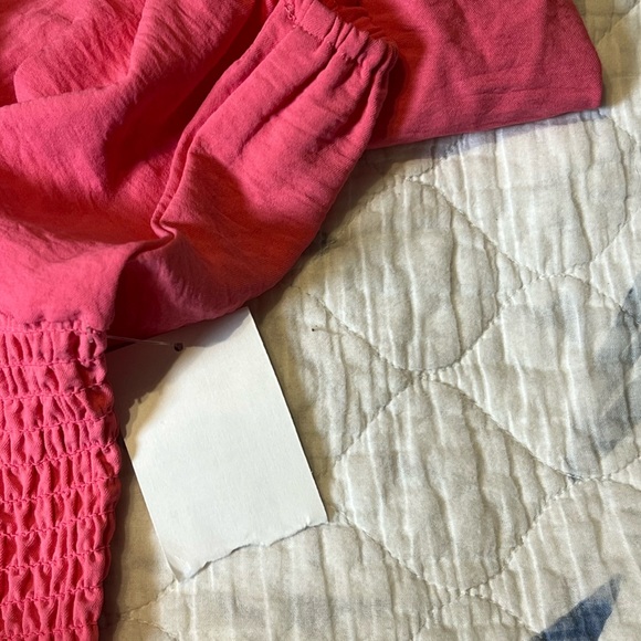 1. State Women’s size Large puff sleeve V neck smocked top in juneberry NWT - Picture 12 of 12